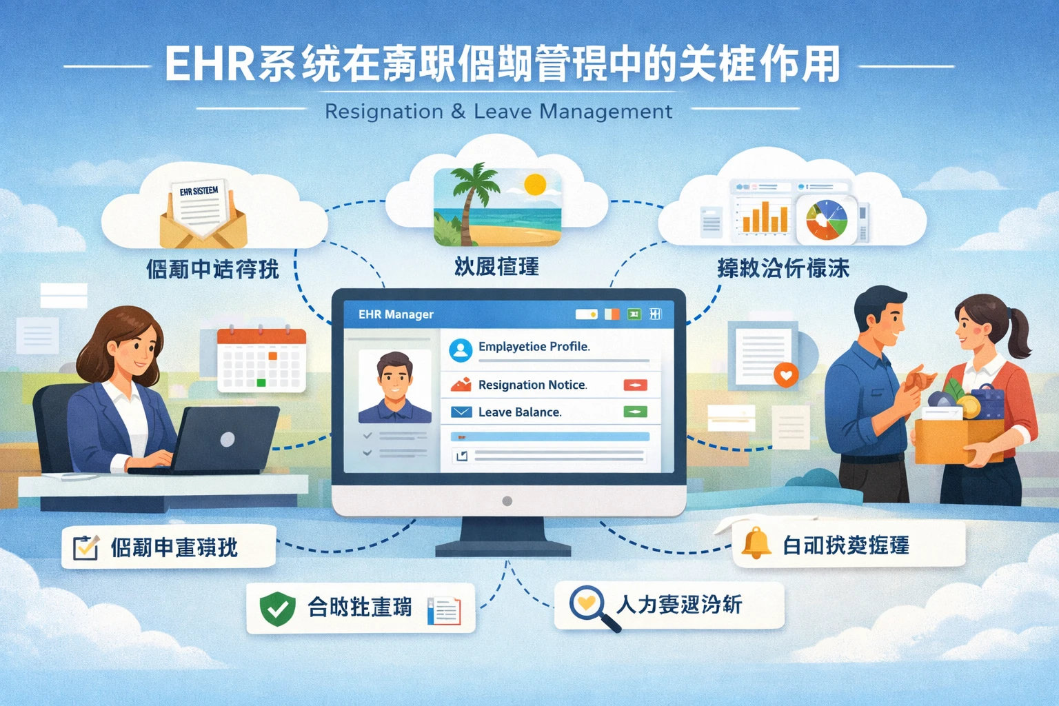 ehr系统在离职假期管理中的关键作用