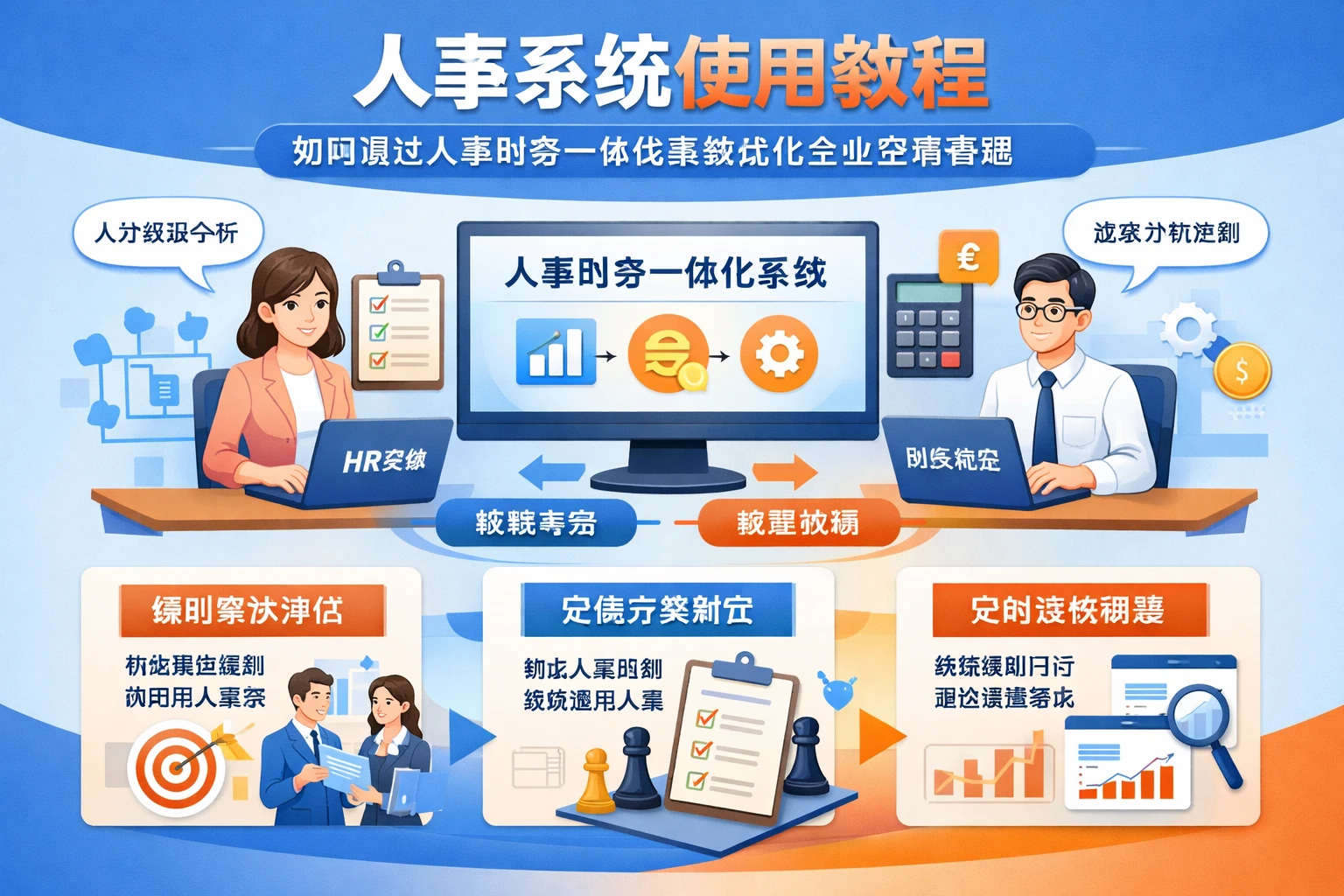 人事系统使用教程：如何通过人事财务一体化系统优化企业定编管理