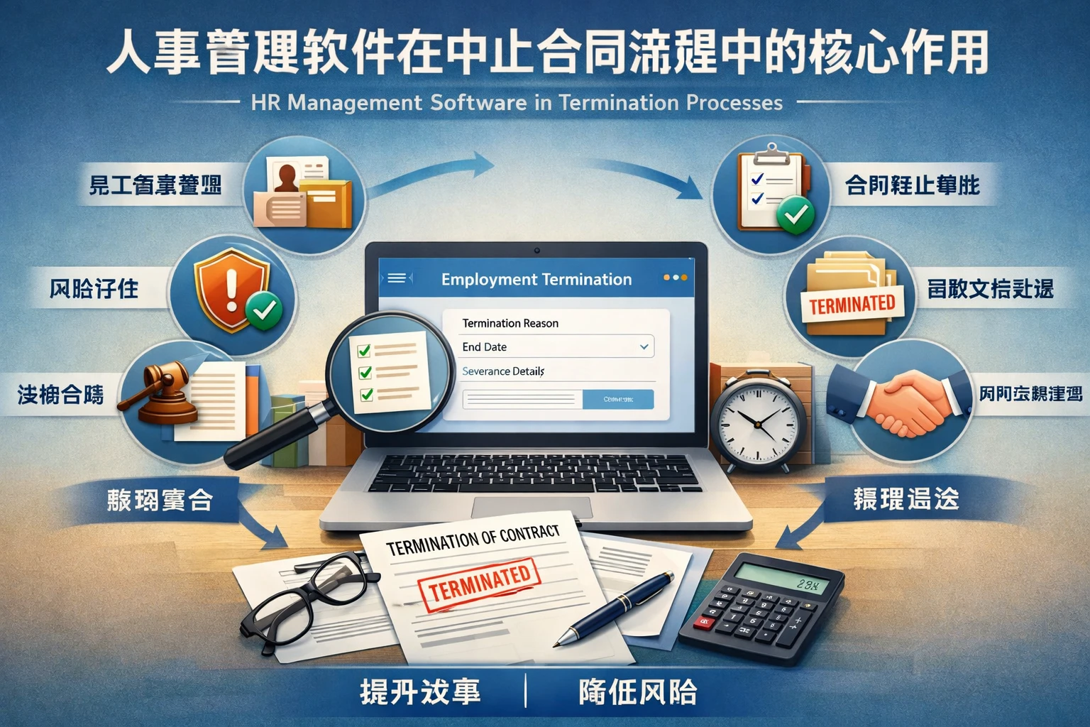 人事管理软件在中止合同流程中的核心作用