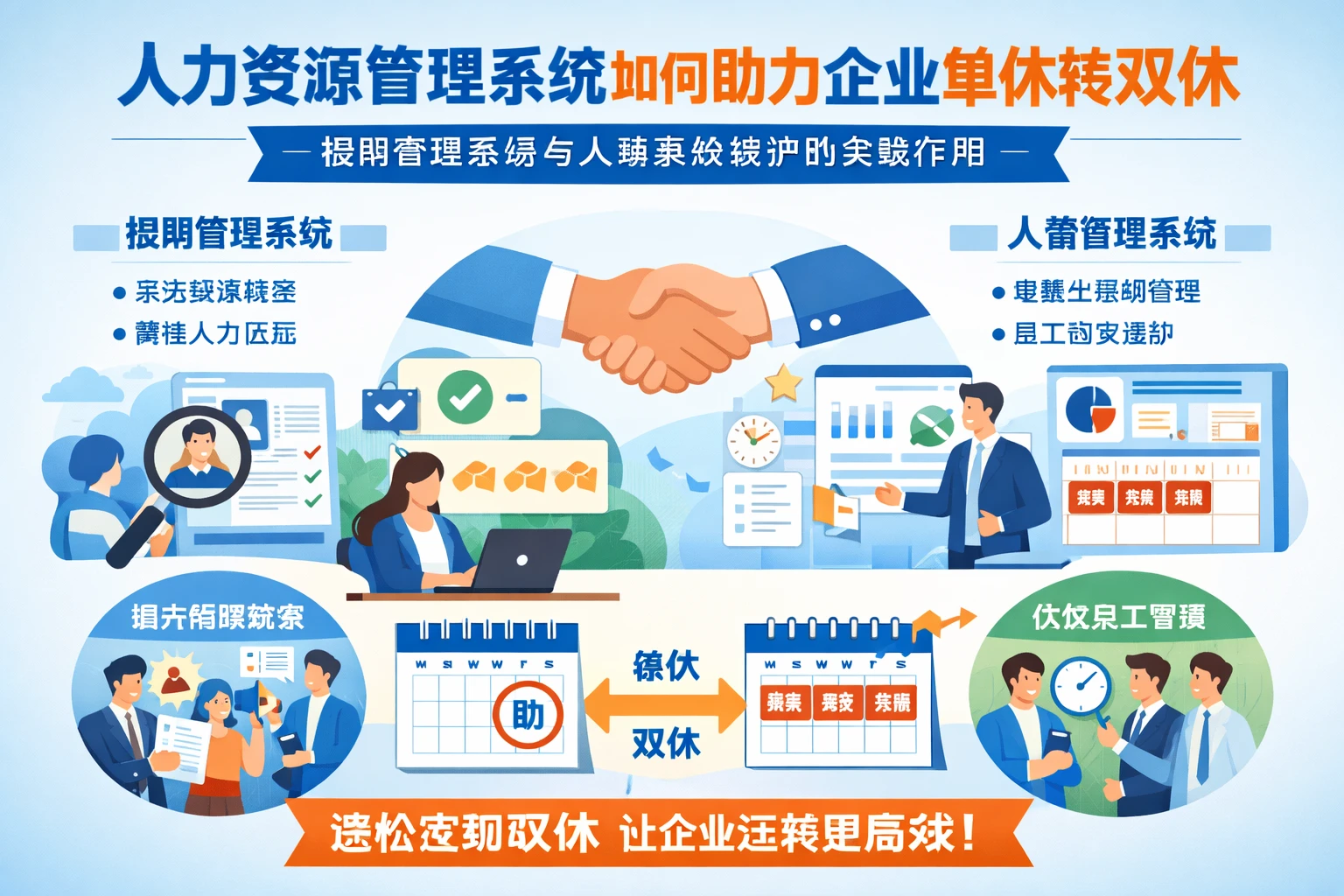 人力资源管理系统如何助力企业单休转双休：招聘管理系统与人事系统维护的关键作用