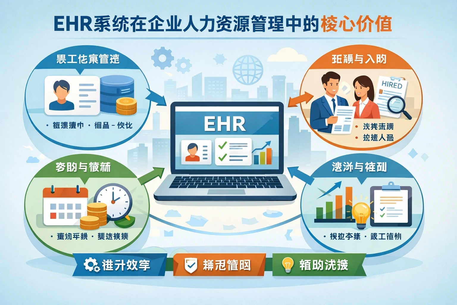 EHR系统在企业人力资源管理中的核心价值
