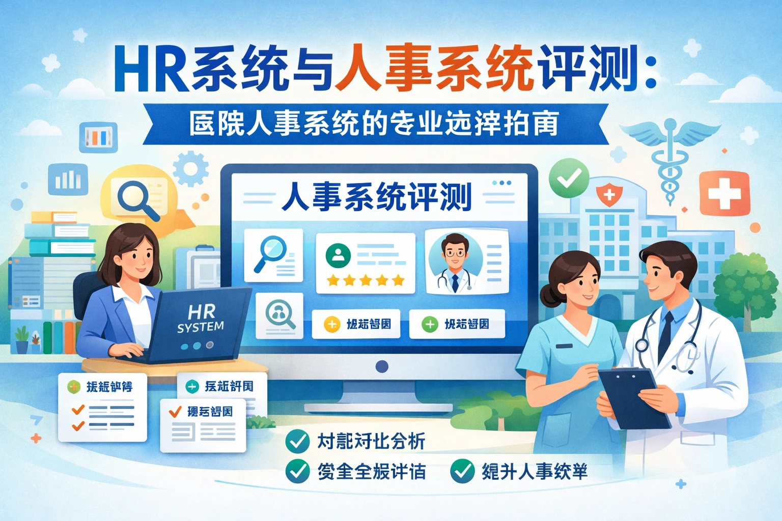 HR系统与人事系统评测:医院人事系统的专业选择指南