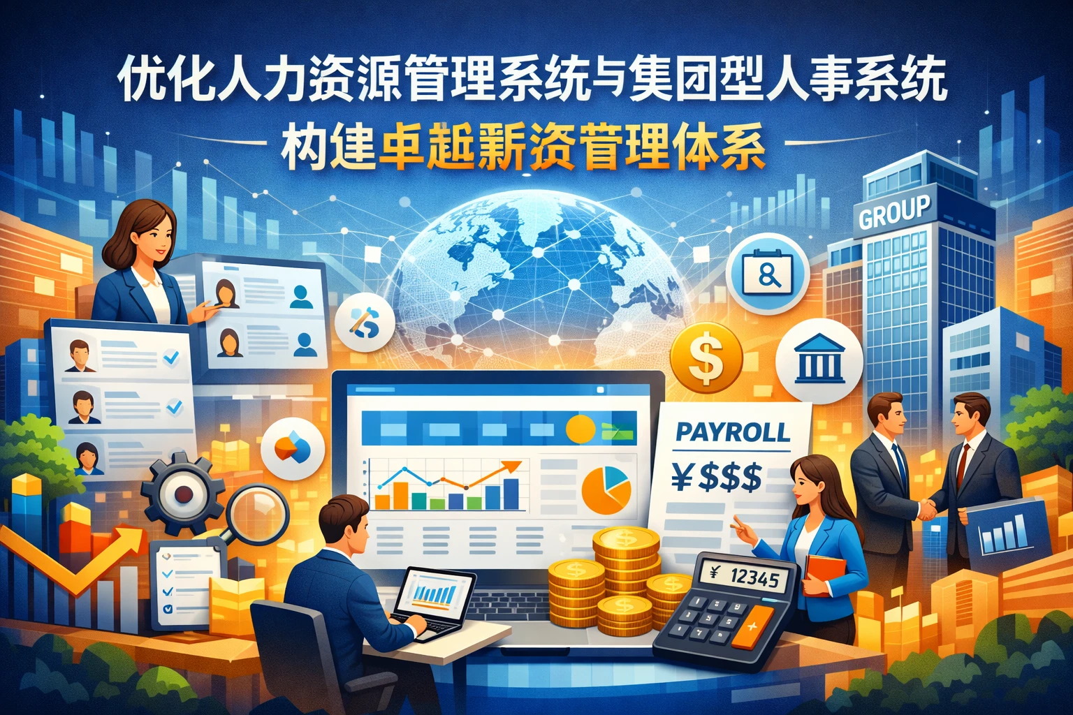 优化人力资源管理系统与集团型人事系统，构建卓越薪资管理体系