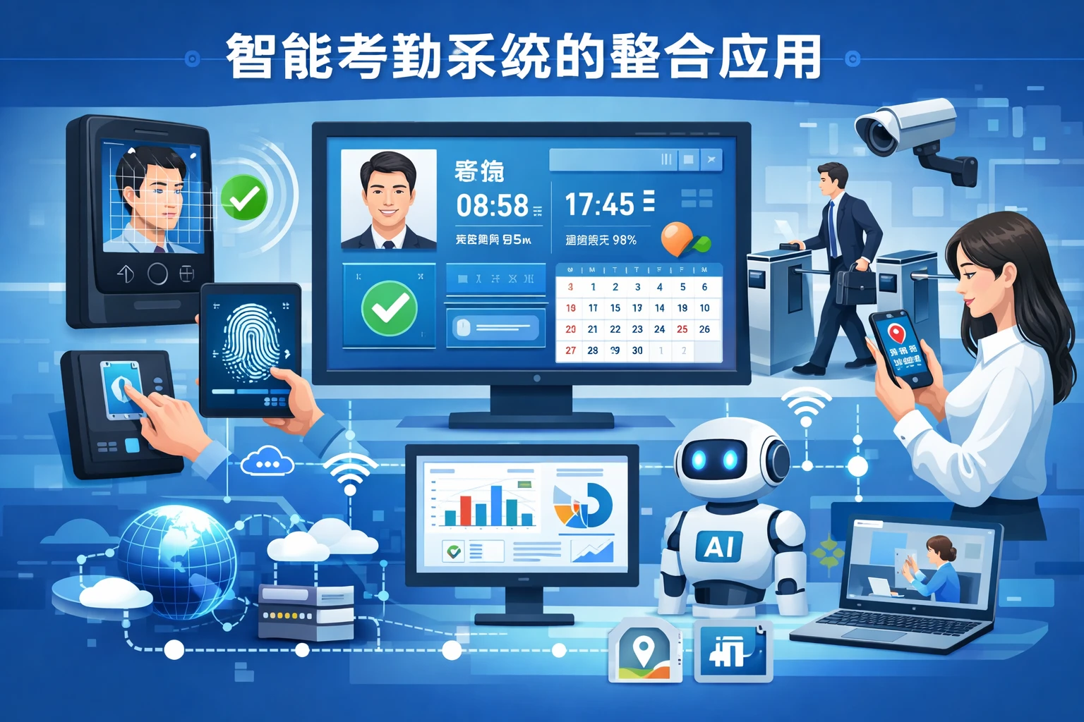 智能考勤系统的整合应用