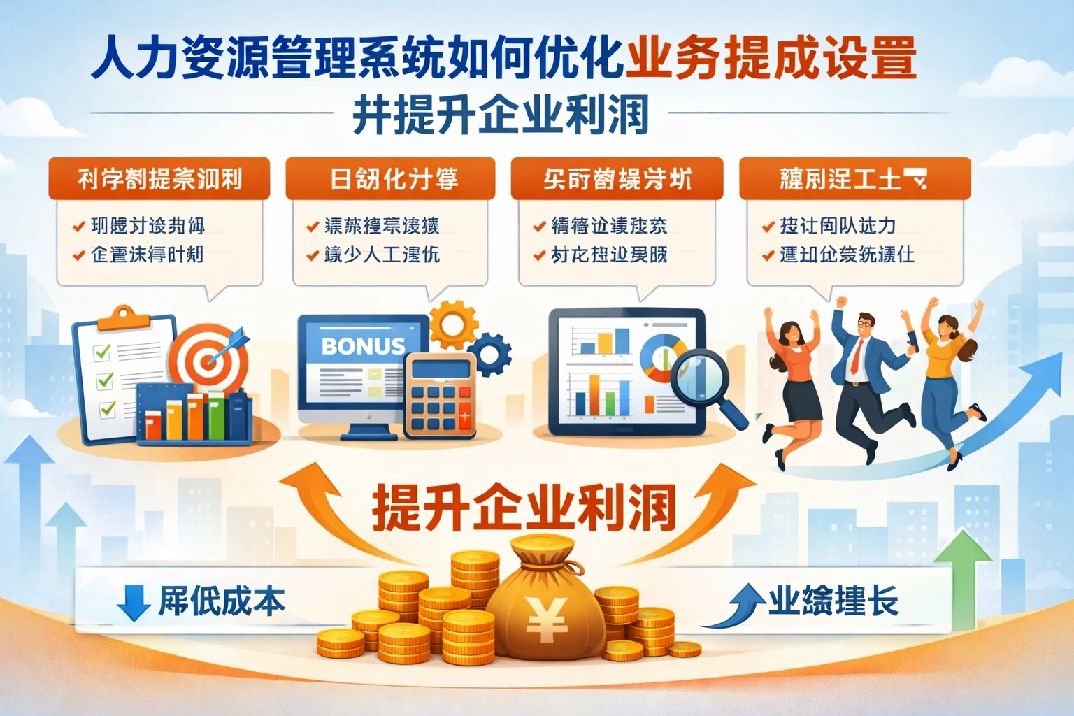 人力资源管理系统如何优化业务提成设置并提升企业利润