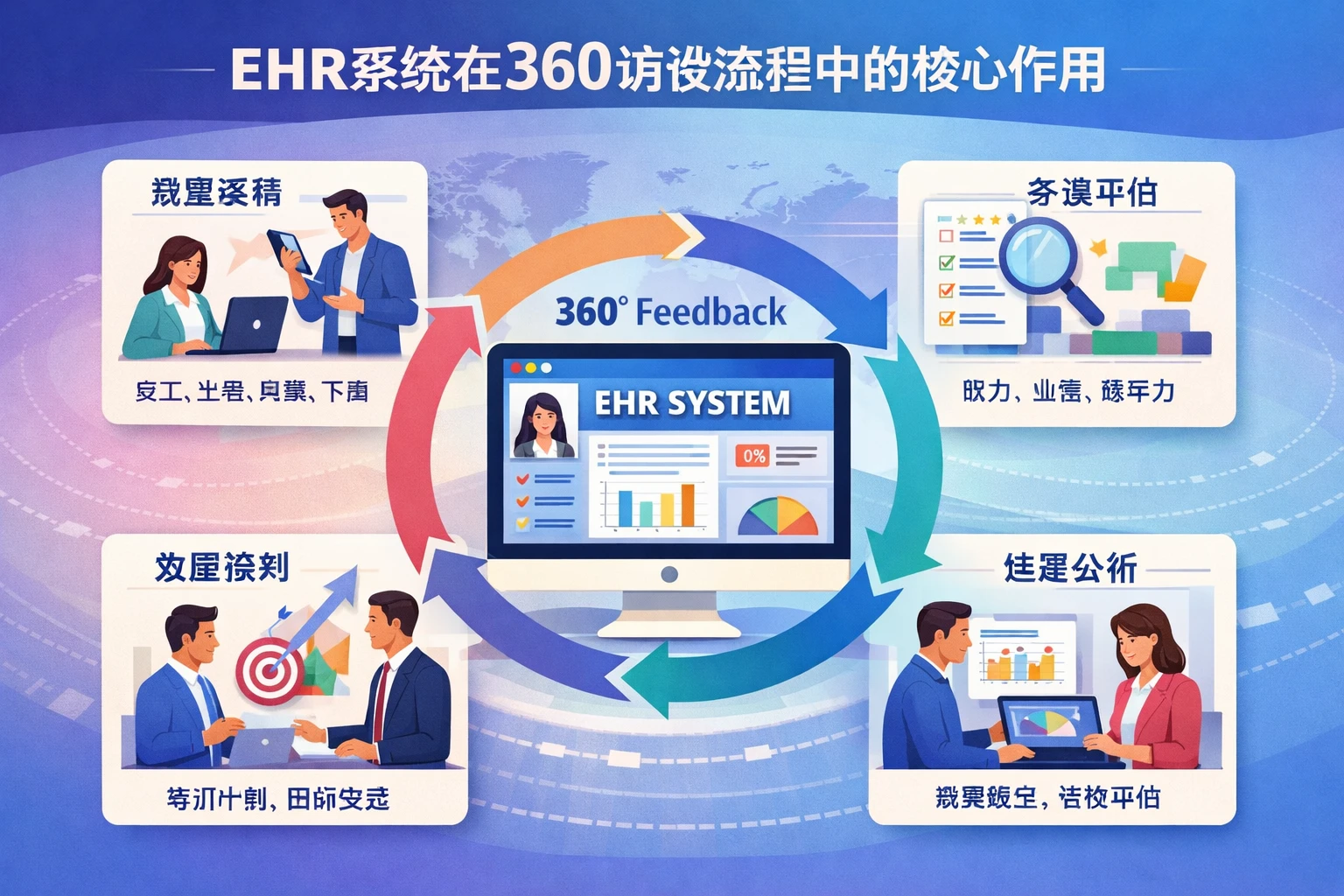 EHR系统在360访谈流程中的核心作用