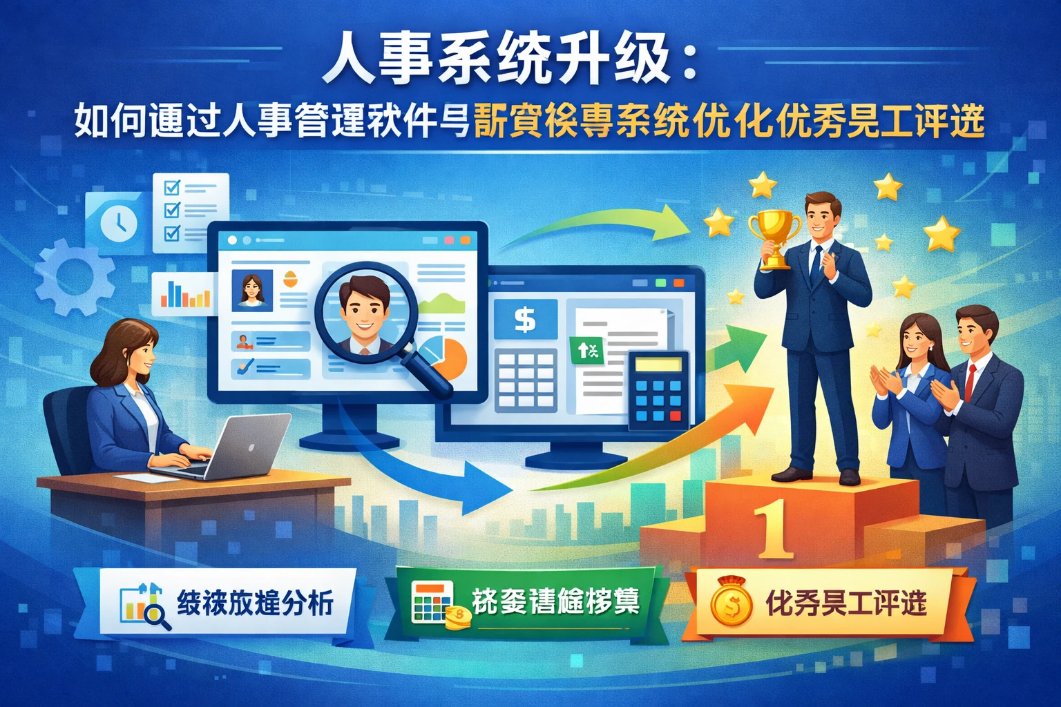 人事系统升级：如何通过人事管理软件与薪资核算系统优化优秀员工评选