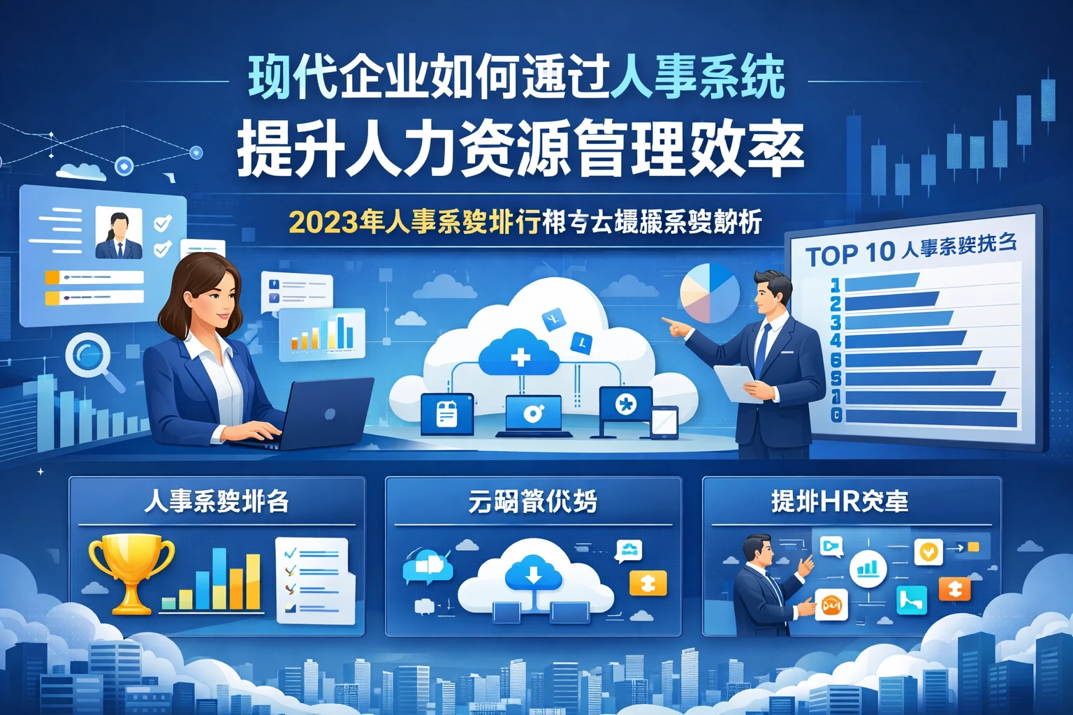 现代企业如何通过人事系统提升人力资源管理效率 - 2023年人事系统排行榜与云端版深度解析