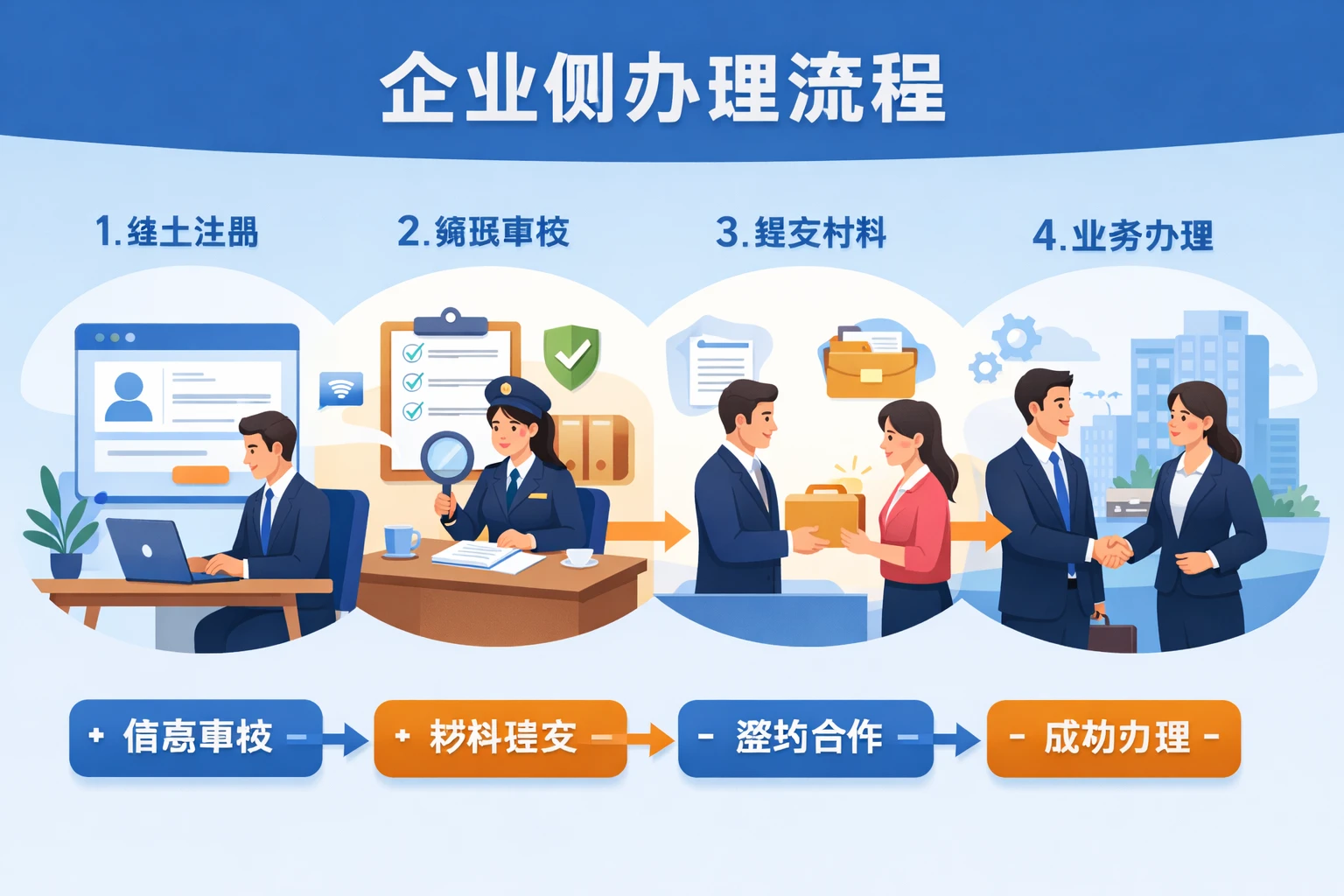 企业侧办理流程