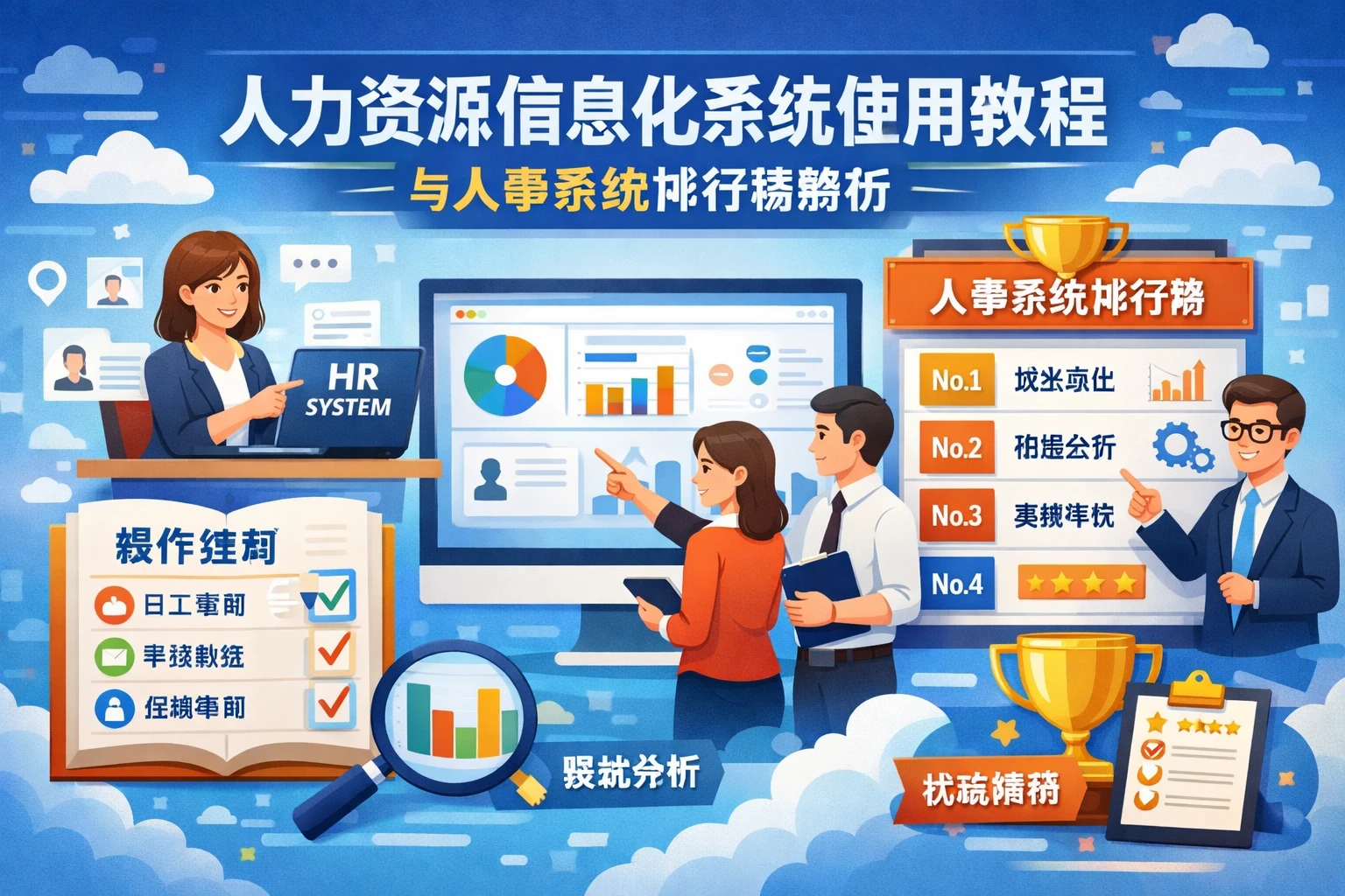 人力资源信息化系统使用教程与人事系统排行榜解析