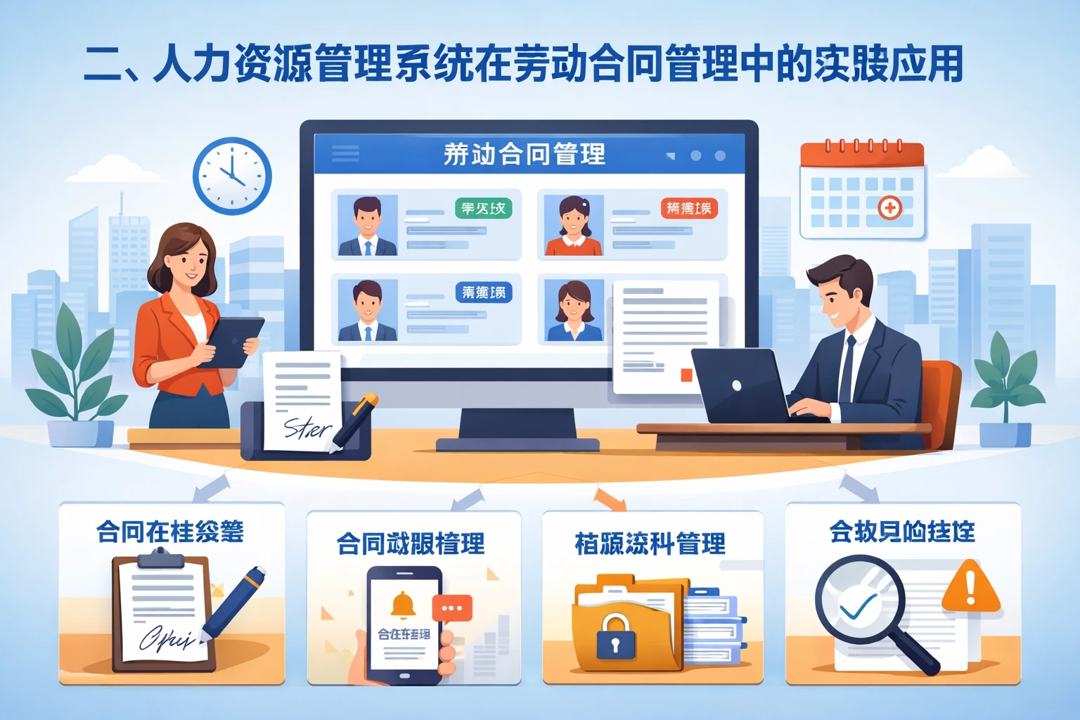 二、人力资源管理系统在劳动合同管理中的实践应用