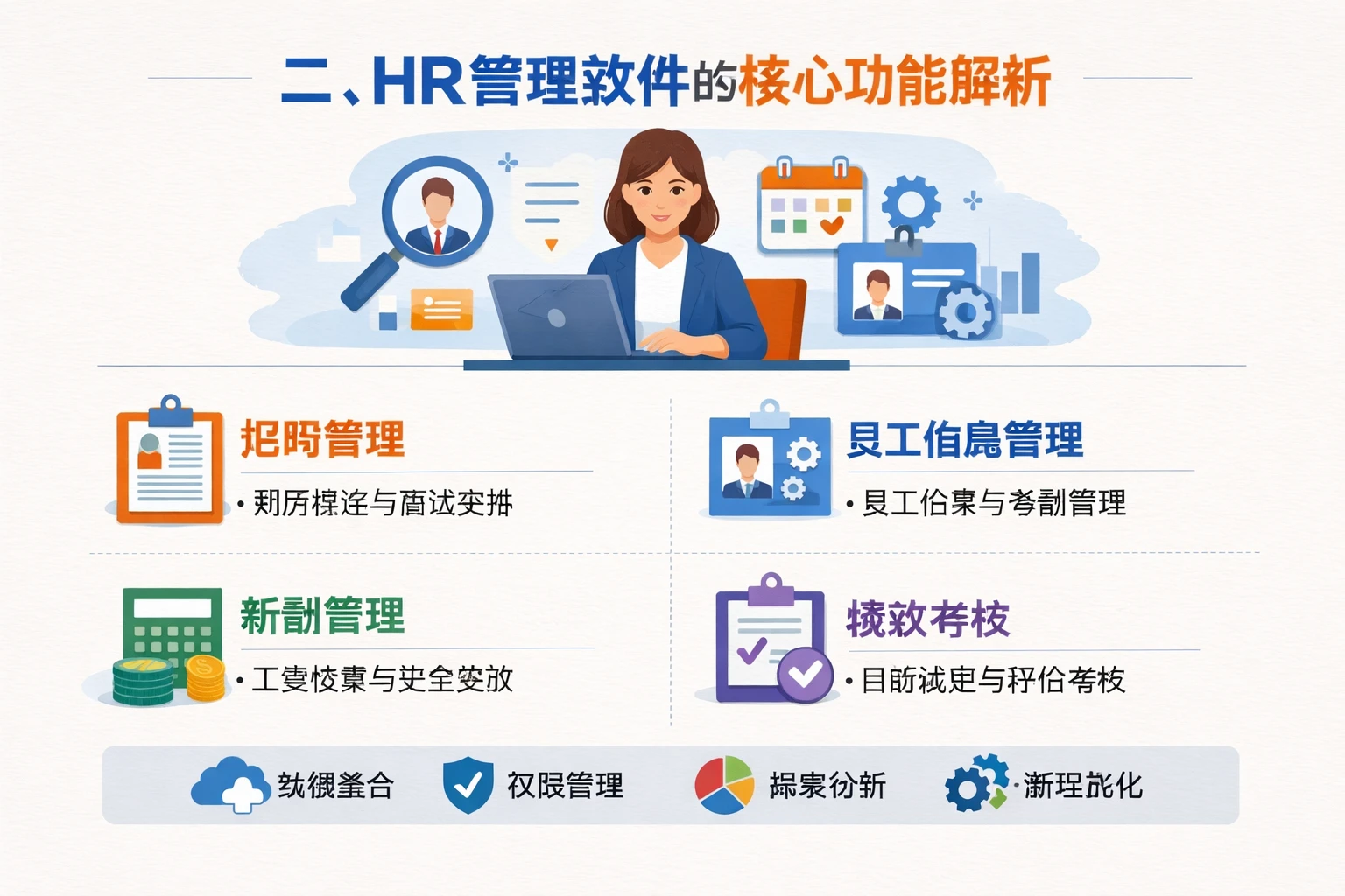 二、HR管理软件的核心功能解析