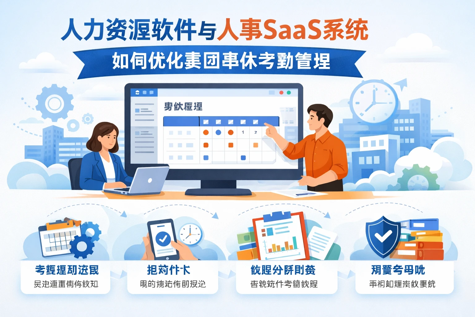 人力资源软件与人事SaaS系统如何优化集团单休考勤管理