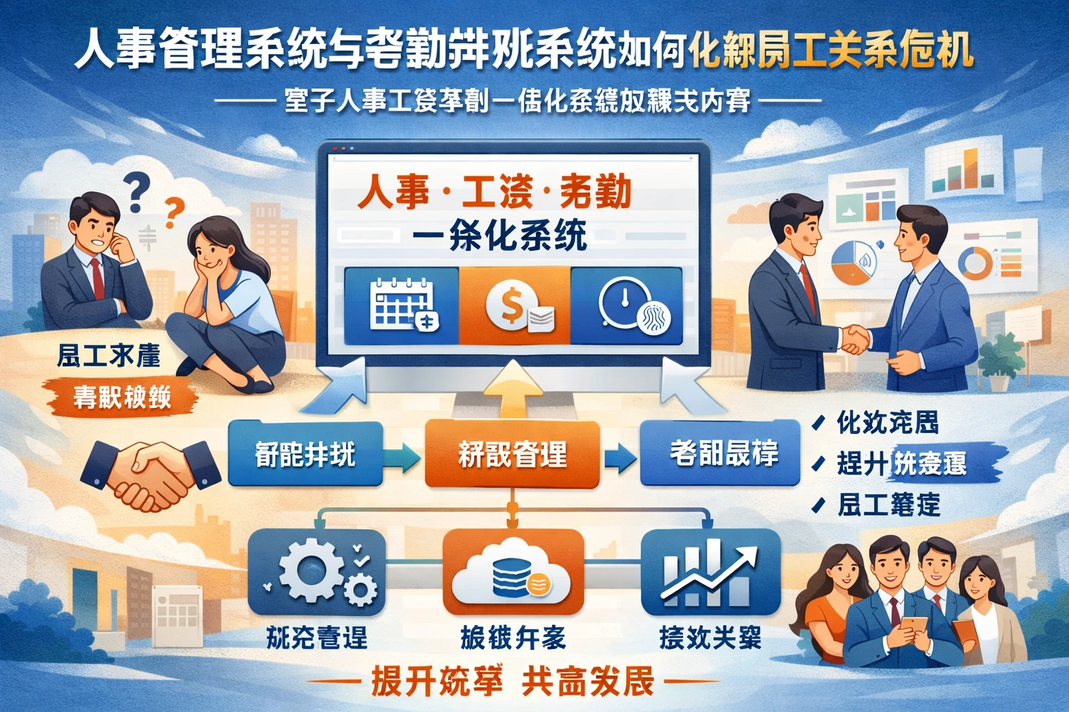 人事管理系统与考勤排班系统如何化解员工关系危机——基于人事工资考勤一体化系统的解决方案