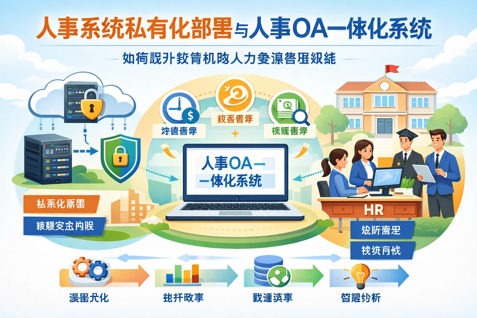 人事系统私有化部署与人事OA一体化系统如何提升教育机构人力资源管理效能
