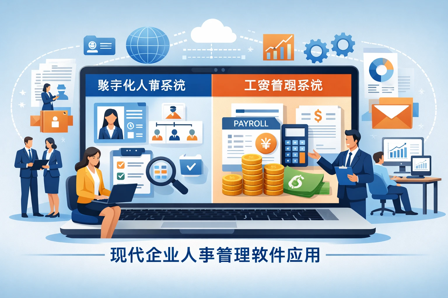 数字化人事系统与工资管理系统在现代企业人事管理软件中的应用