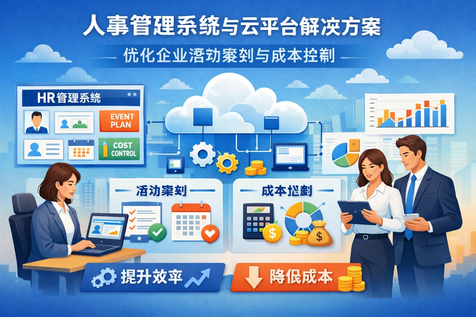 人事管理系统与云平台解决方案:优化企业活动策划与成本控制