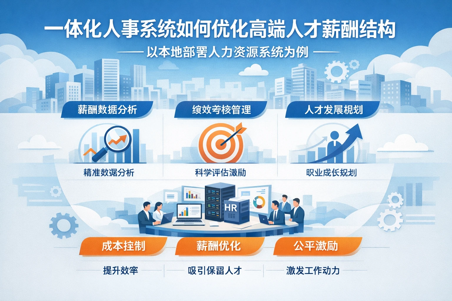 一体化人事系统如何优化高端人才薪酬结构——以本地部署人力资源系统为例