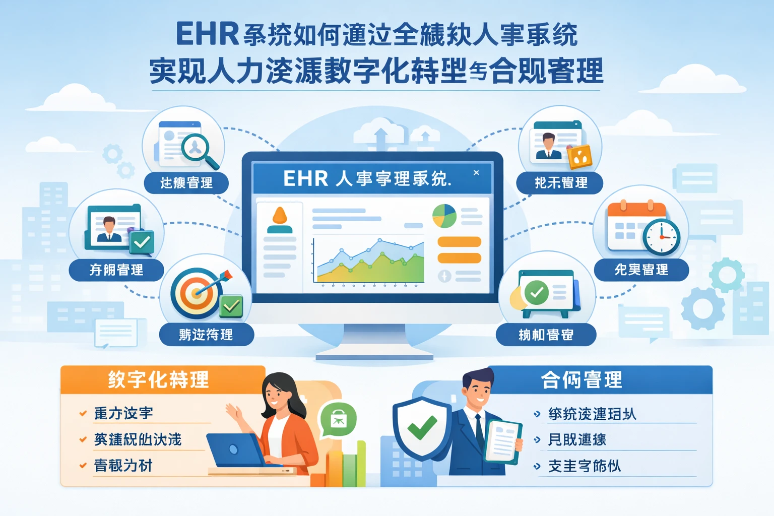 ehr系统如何通过全模块人事系统实现人力资源数字化转型与合规管理