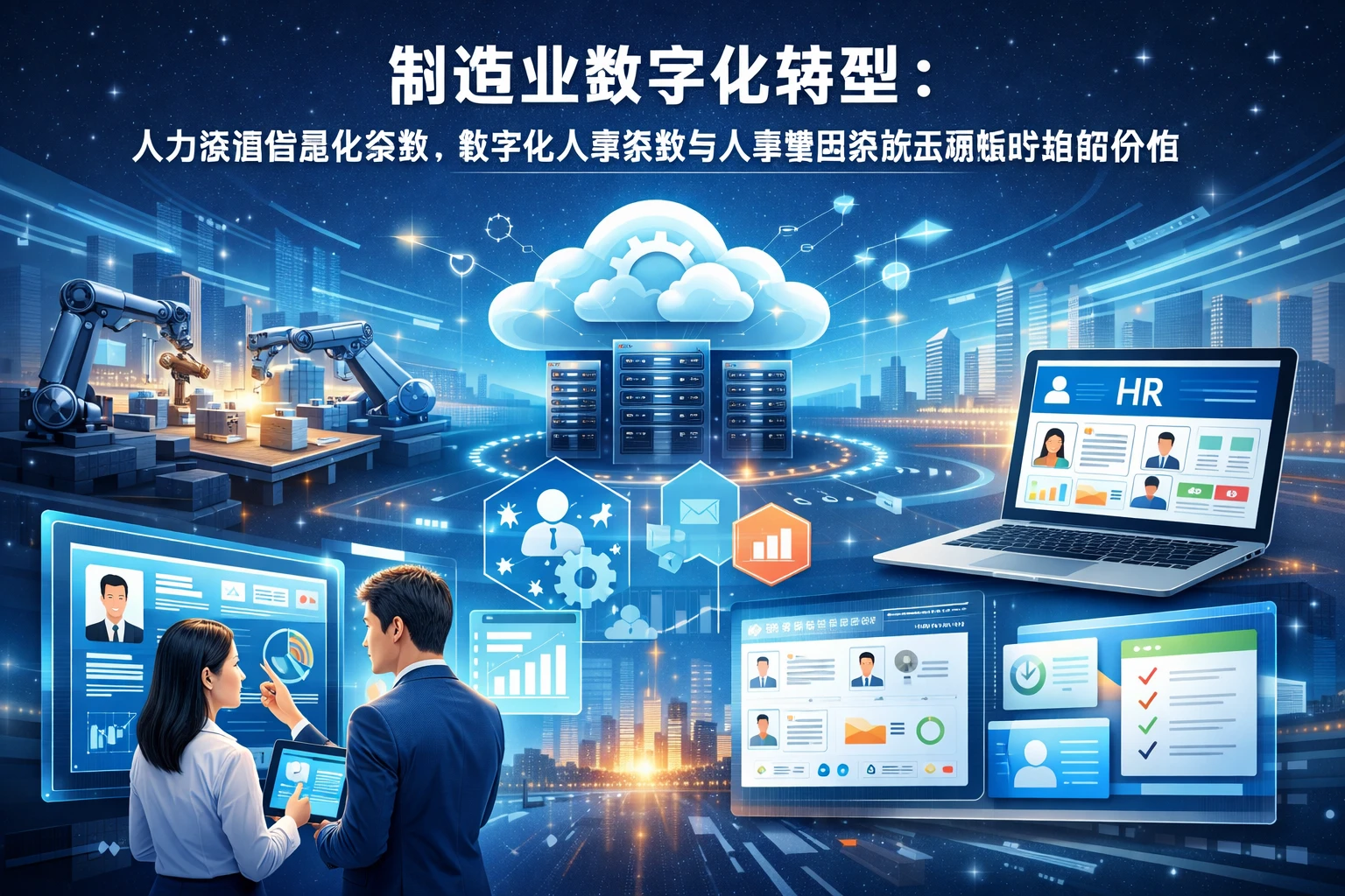 制造业数字化转型：人力资源信息化系统、数字化人事系统与人事管理系统云端版的战略价值