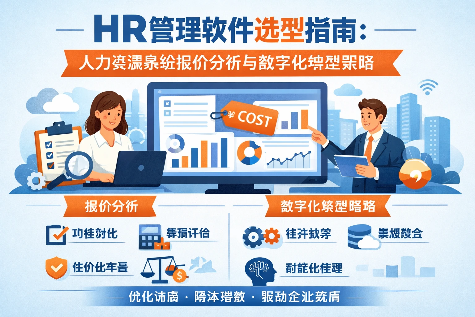 HR管理软件选型指南：人力资源系统报价分析与数字化转型策略
