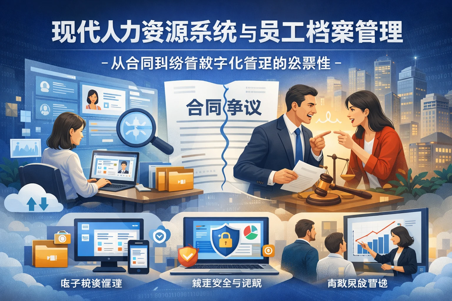 现代人力资源系统与员工档案管理:从合同纠纷看数字化管理的必要性