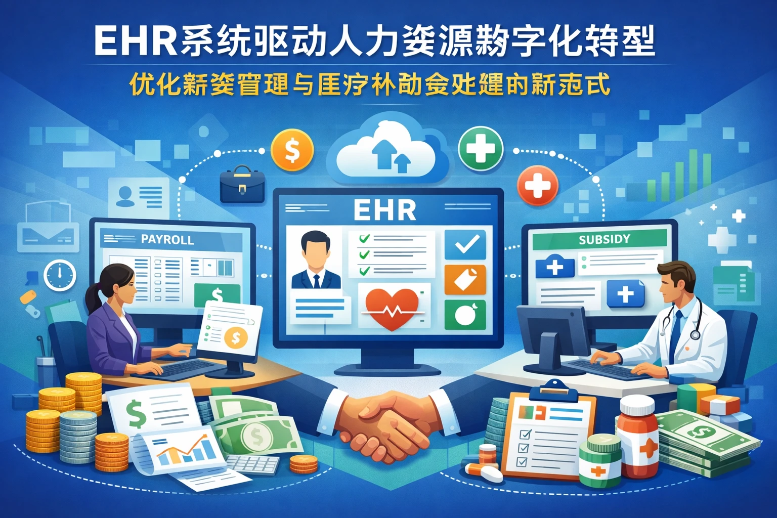 EHR系统驱动人力资源数字化转型：优化薪资管理与医疗补助金处理的新范式