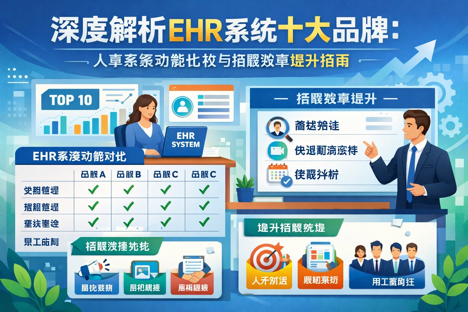 深度解析EHR系统十大品牌：人事系统功能比较与招聘效率提升指南