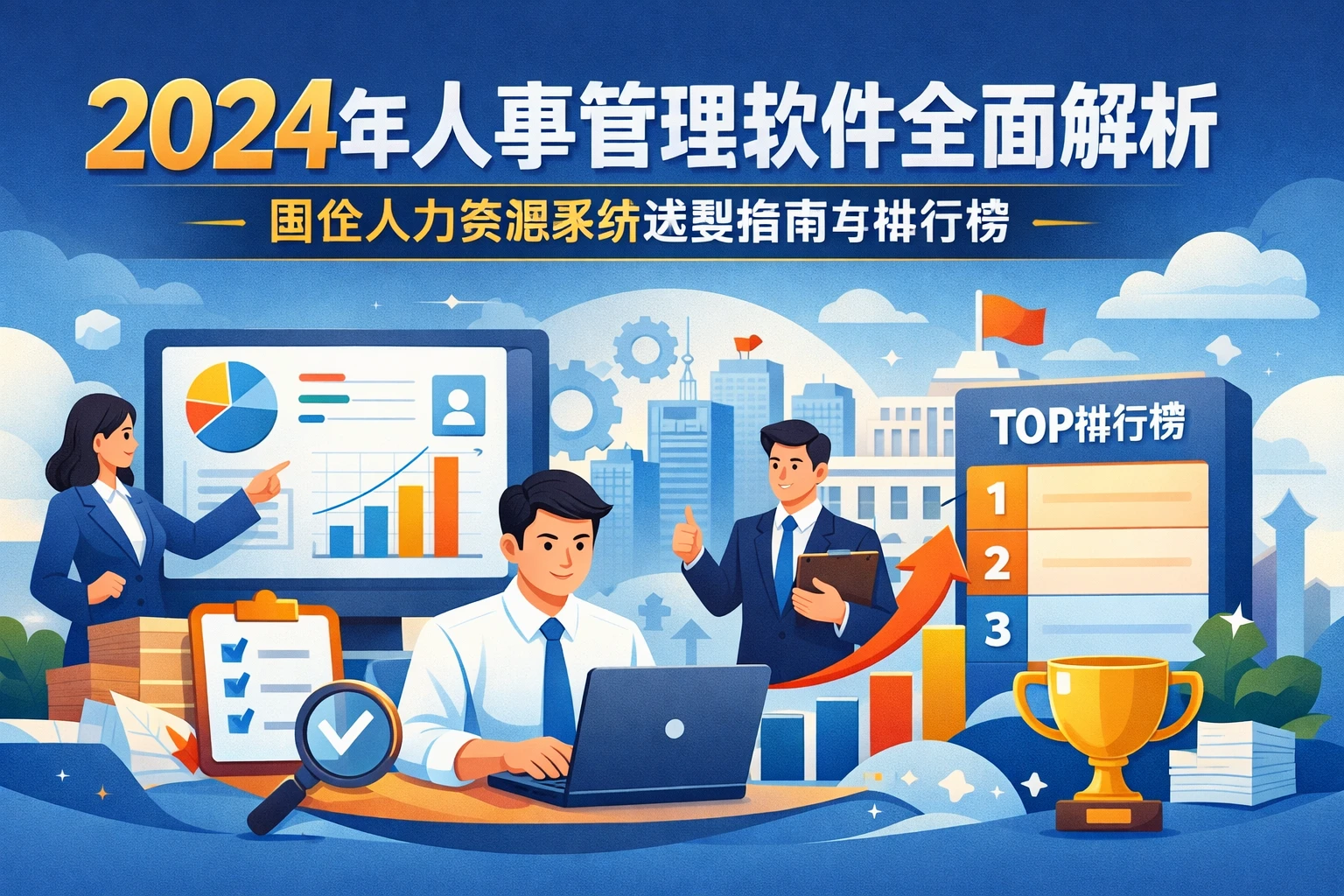 2024年人事管理软件全面解析：国企人力资源系统选型指南与排行榜