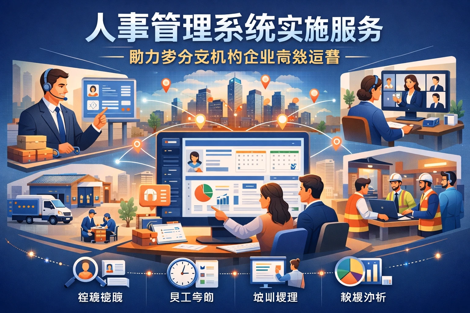 人事管理系统实施服务如何助力多分支机构企业高效运营