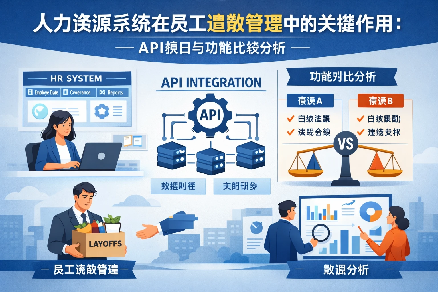 人力资源系统在员工遣散管理中的关键作用：API接口与功能比较分析