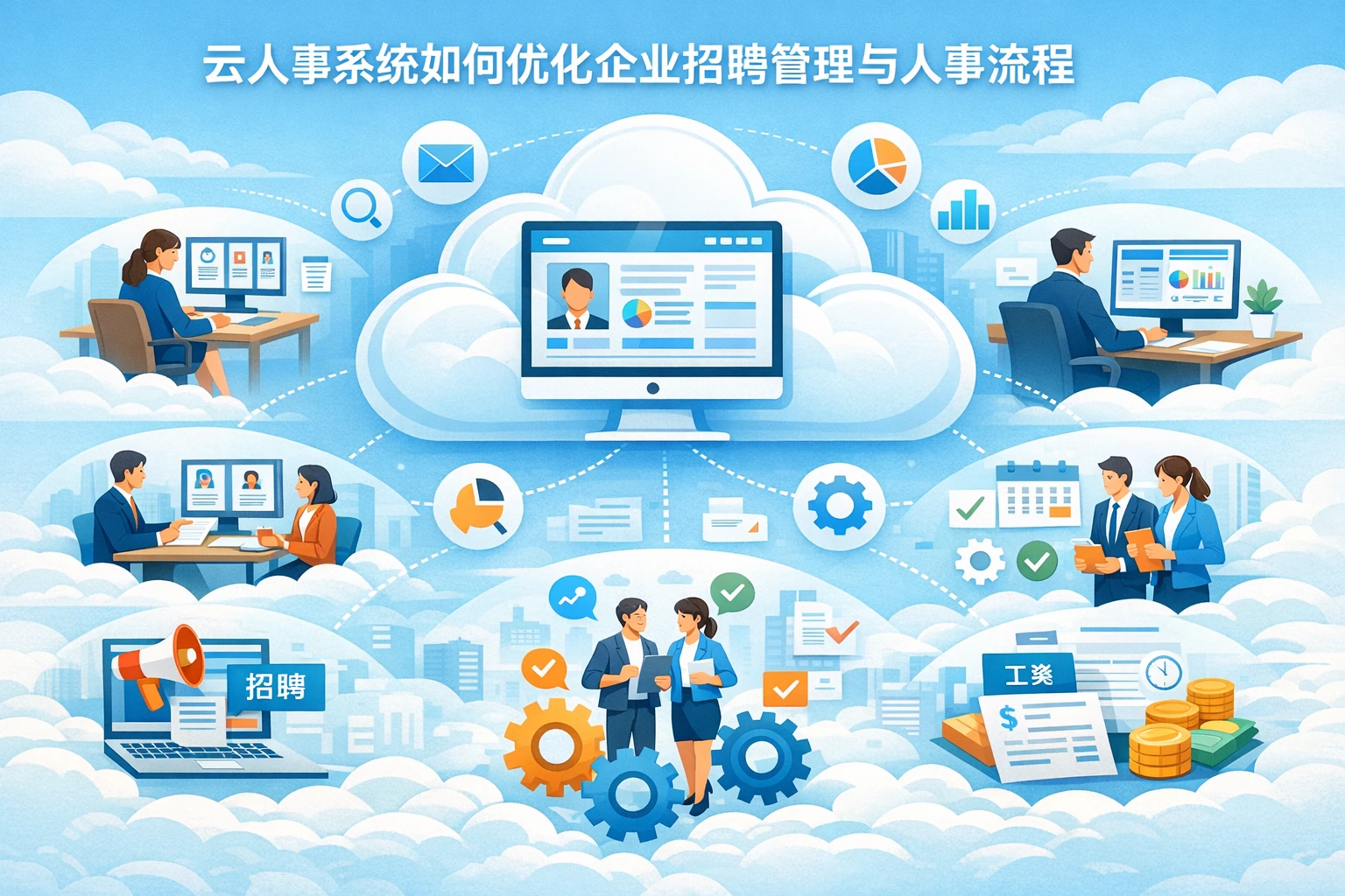 云人事系统如何优化企业招聘管理与人事流程