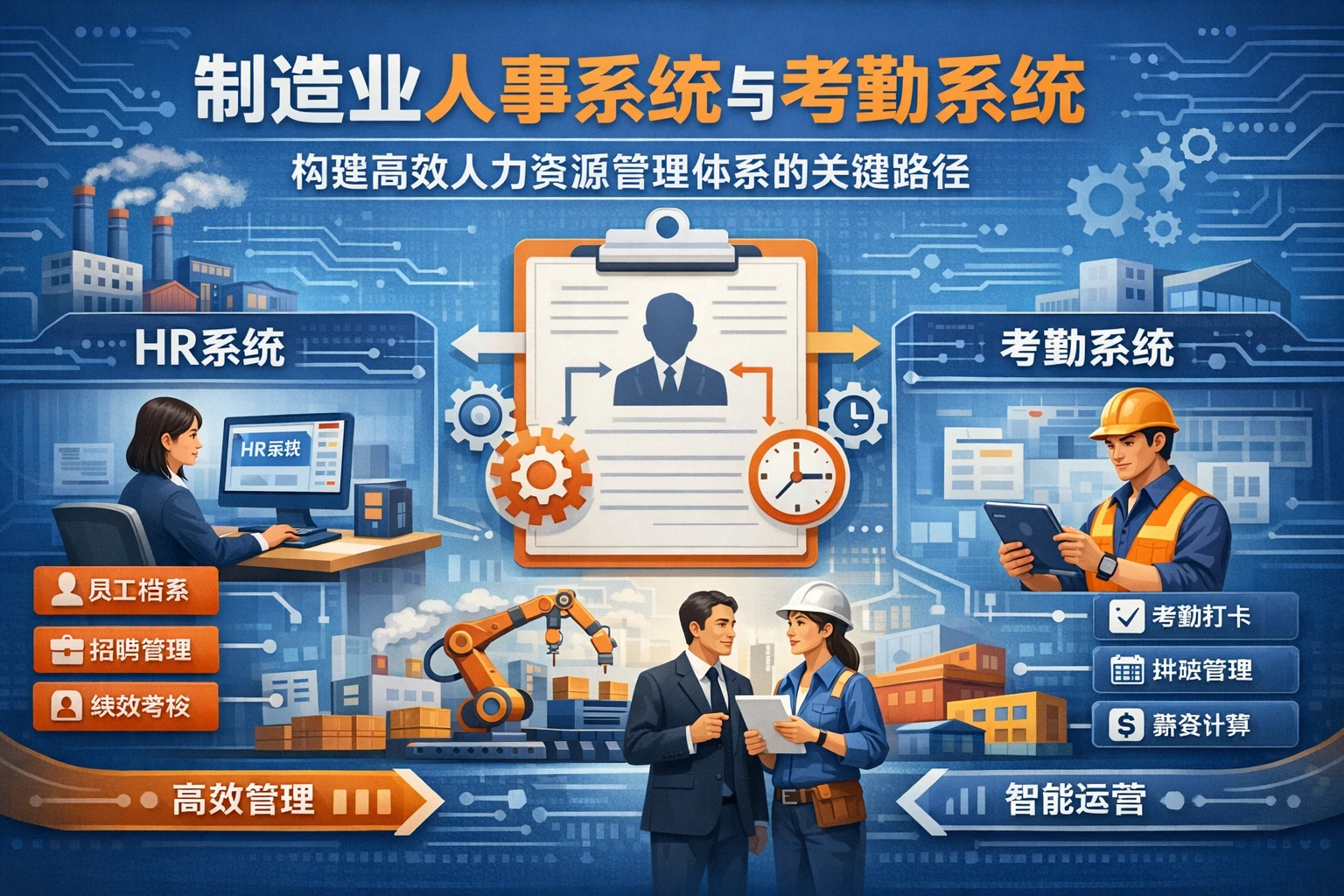 制造业人事系统与考勤系统：构建高效人力资源管理体系的关键路径