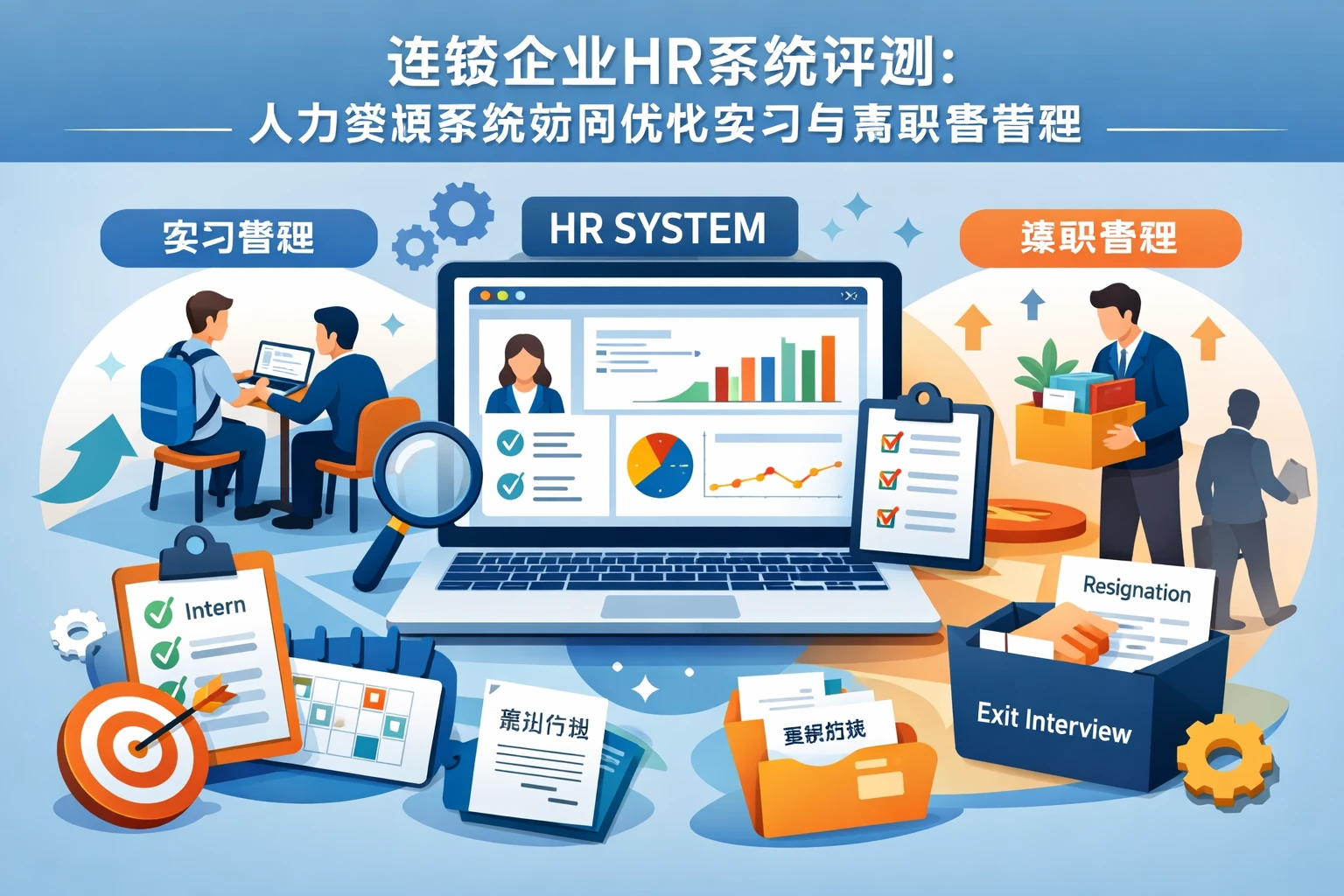 连锁企业HR系统评测：人力资源系统如何优化实习与离职管理