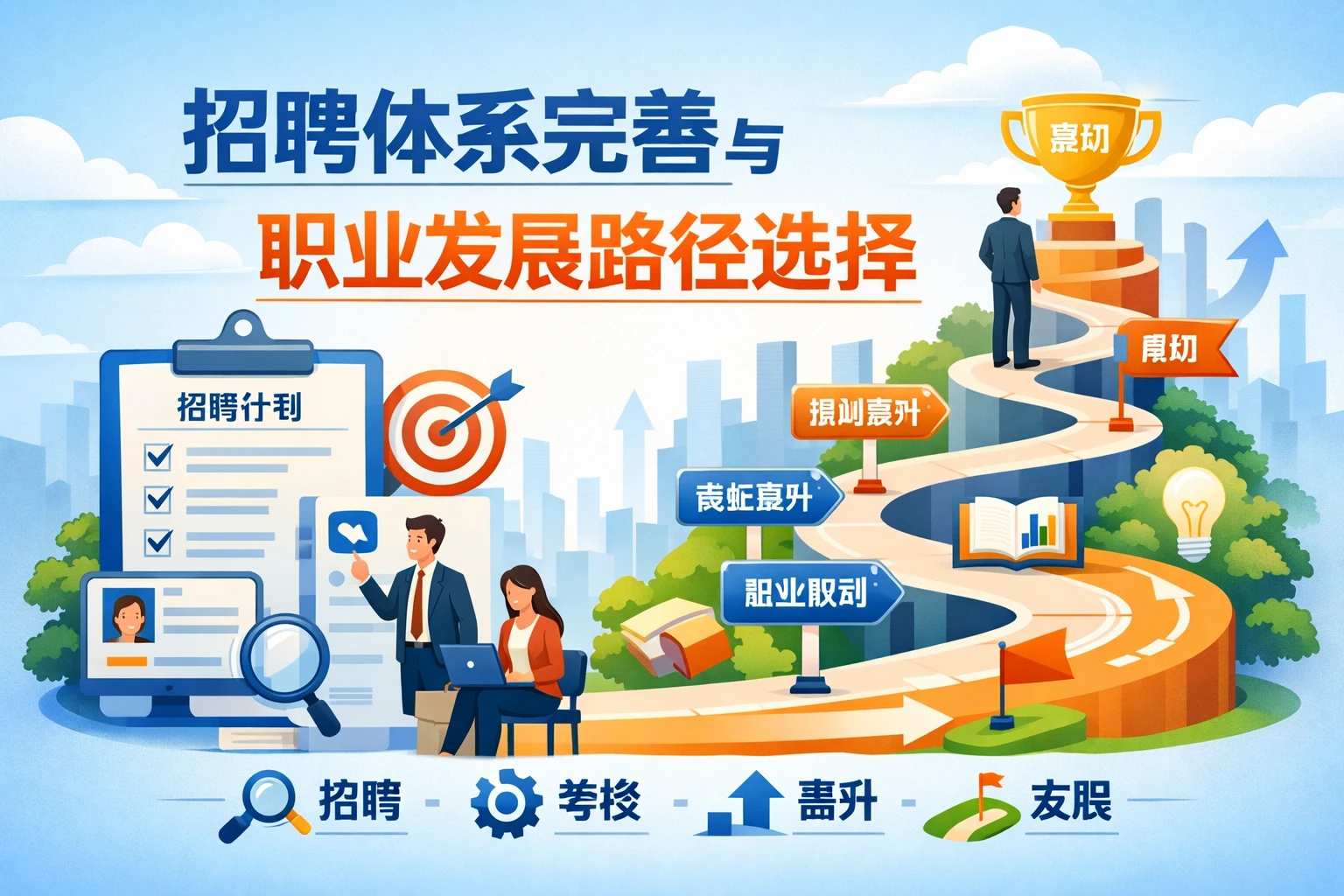 招聘体系完善与职业发展路径选择