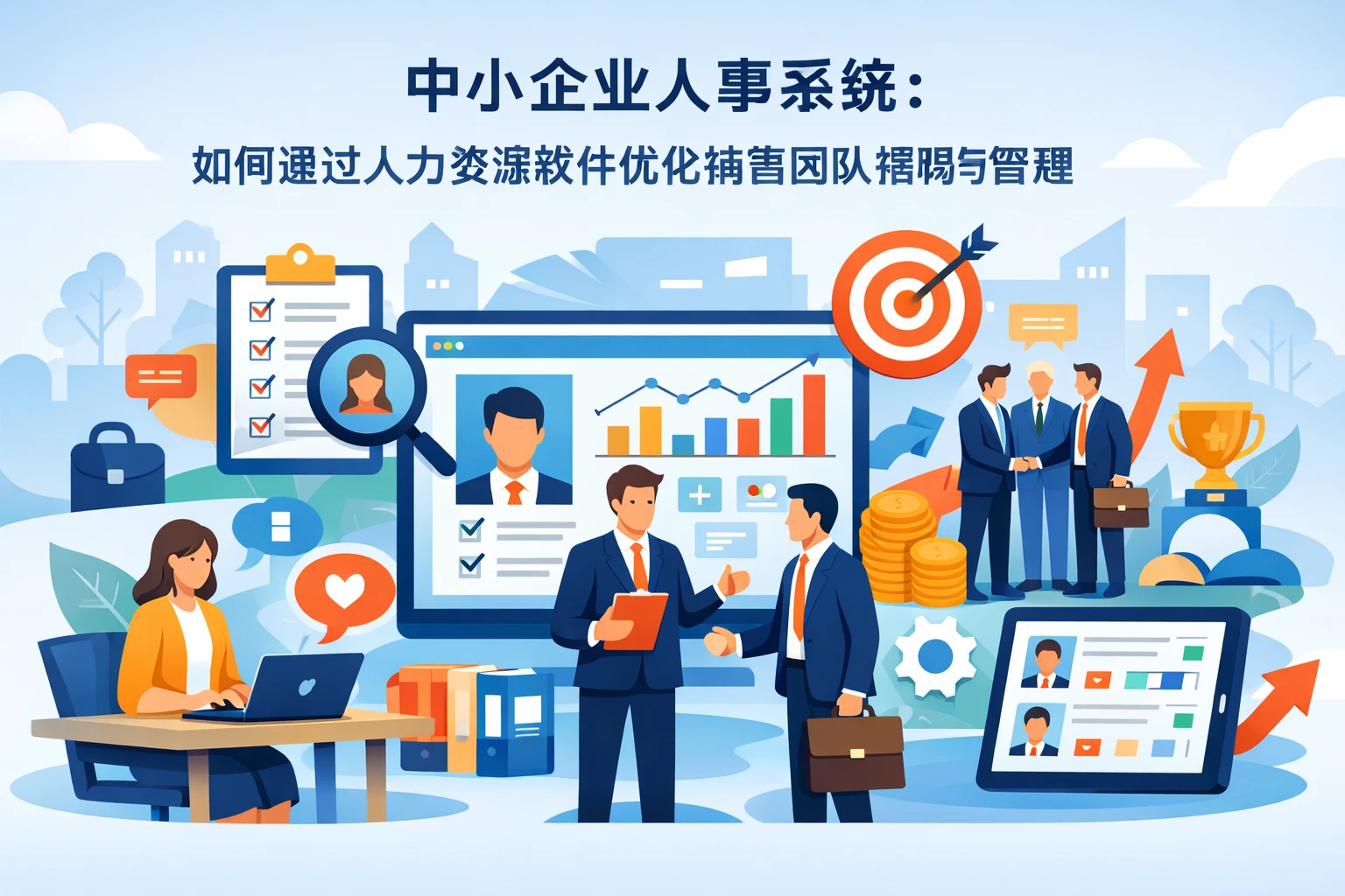 中小企业人事系统:如何通过人力资源软件优化销售团队招聘与管理