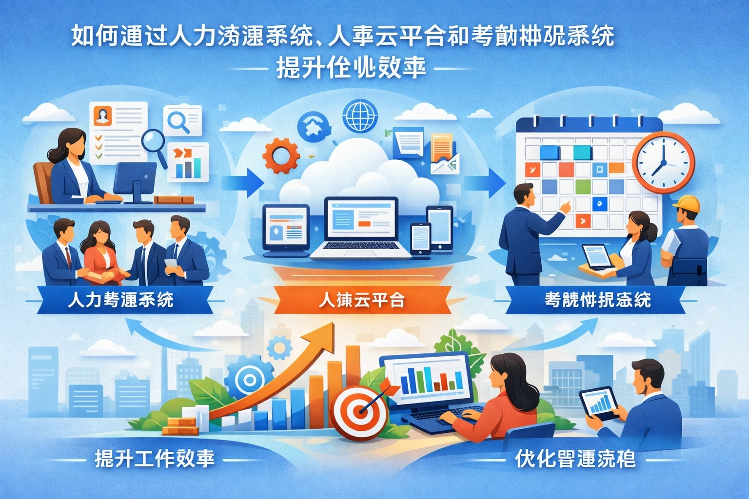 如何通过人力资源系统、人事云平台和考勤排班系统提升企业效率
