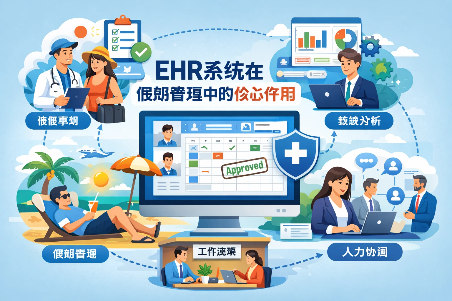EHR系统在假期管理中的核心作用