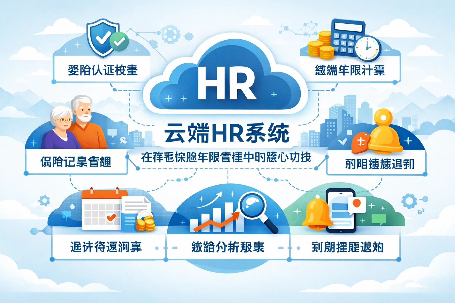云端HR系统在养老保险年限管理中的核心功能