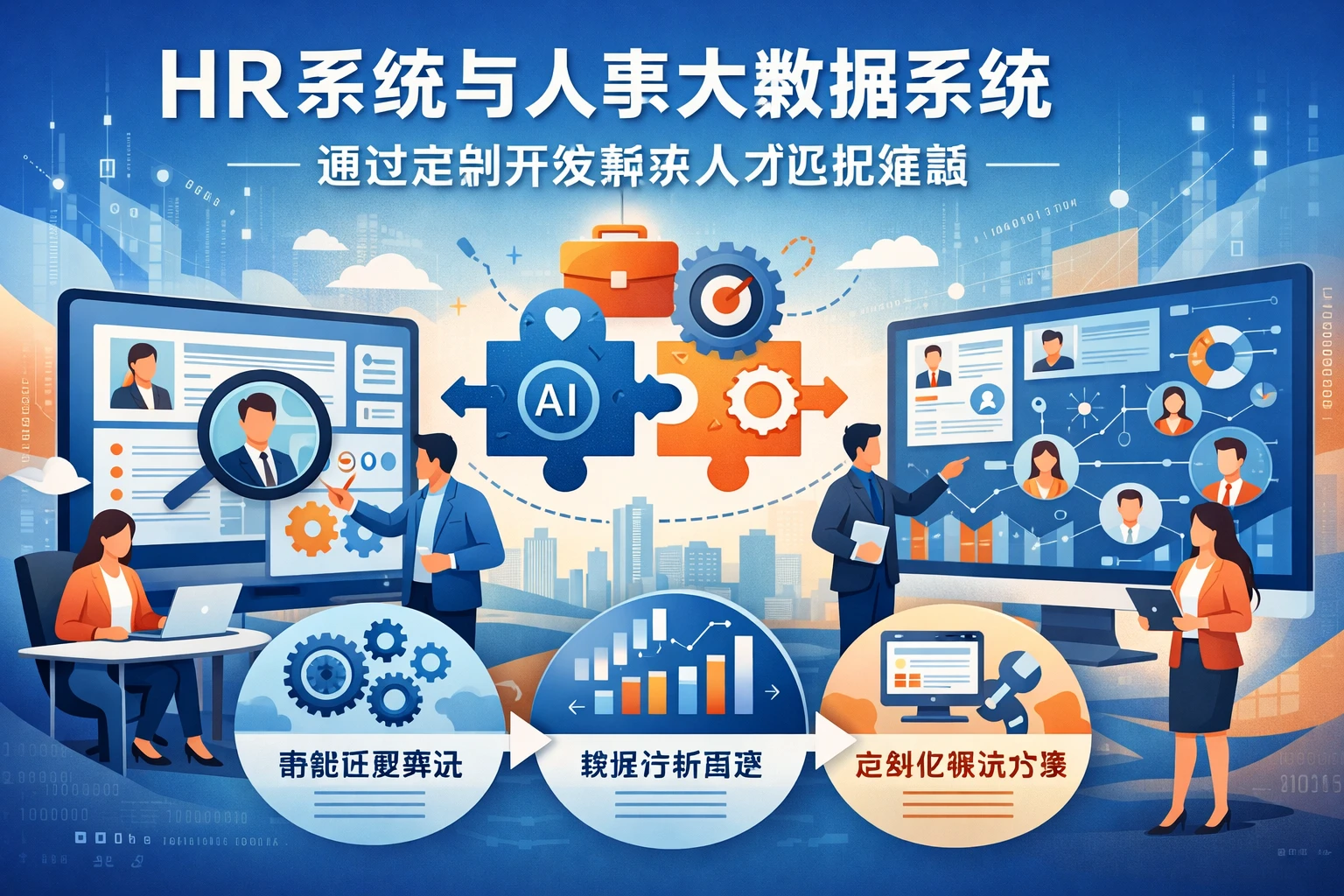 HR系统与人事大数据系统如何通过定制开发解决人才匹配难题