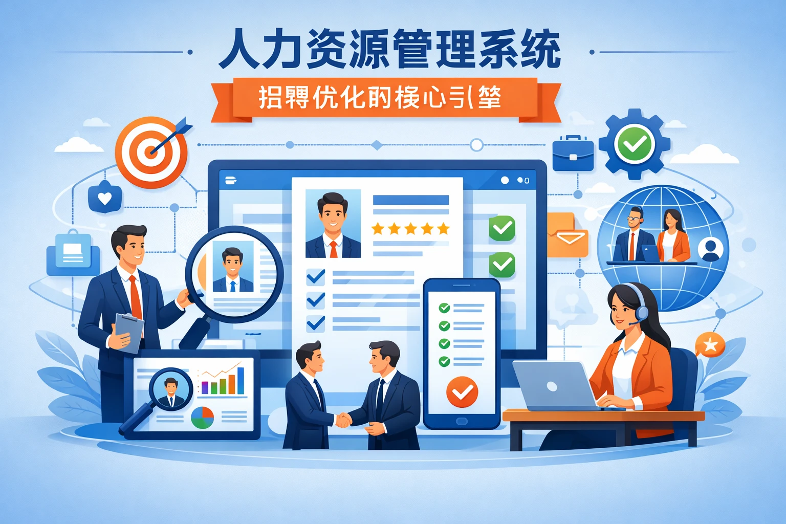 人力资源管理系统:招聘优化的核心引擎