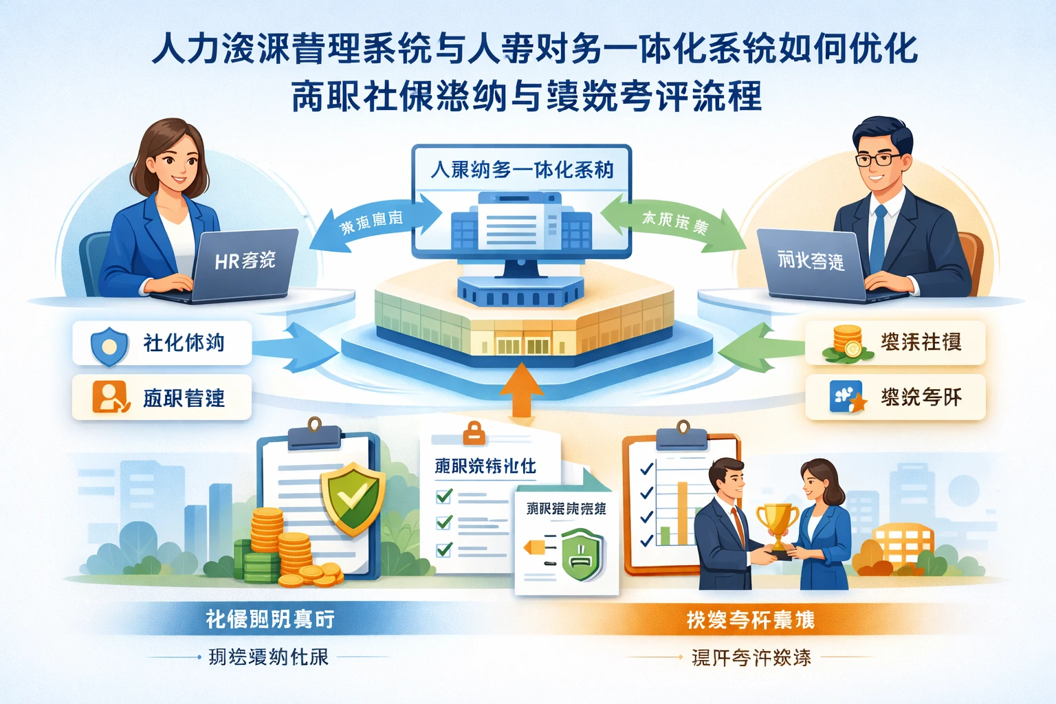 人力资源管理系统与人事财务一体化系统如何优化离职社保缴纳与绩效考评流程