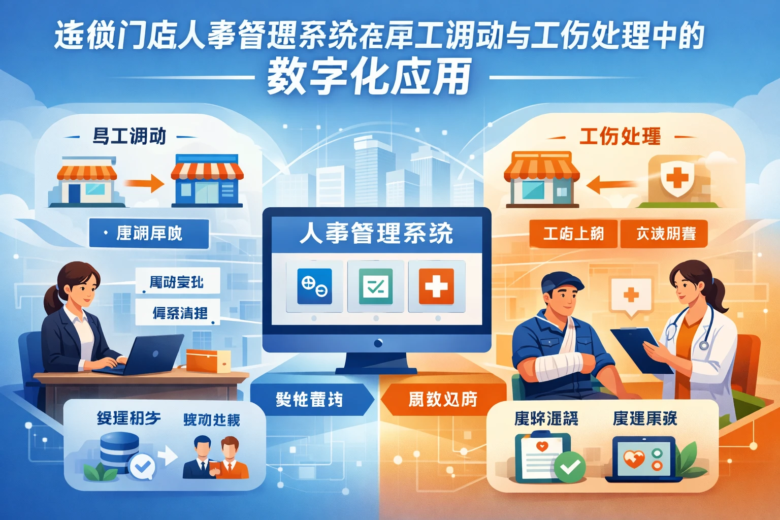 连锁门店人事管理系统在员工调动与工伤处理中的数字化应用