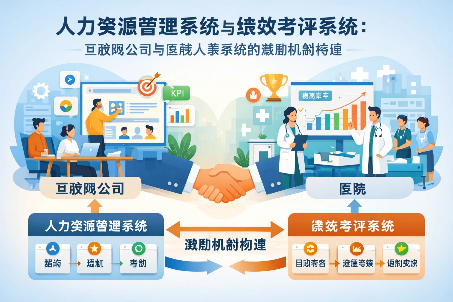 人力资源管理系统与绩效考评系统：互联网公司与医院人事系统的激励机制构建