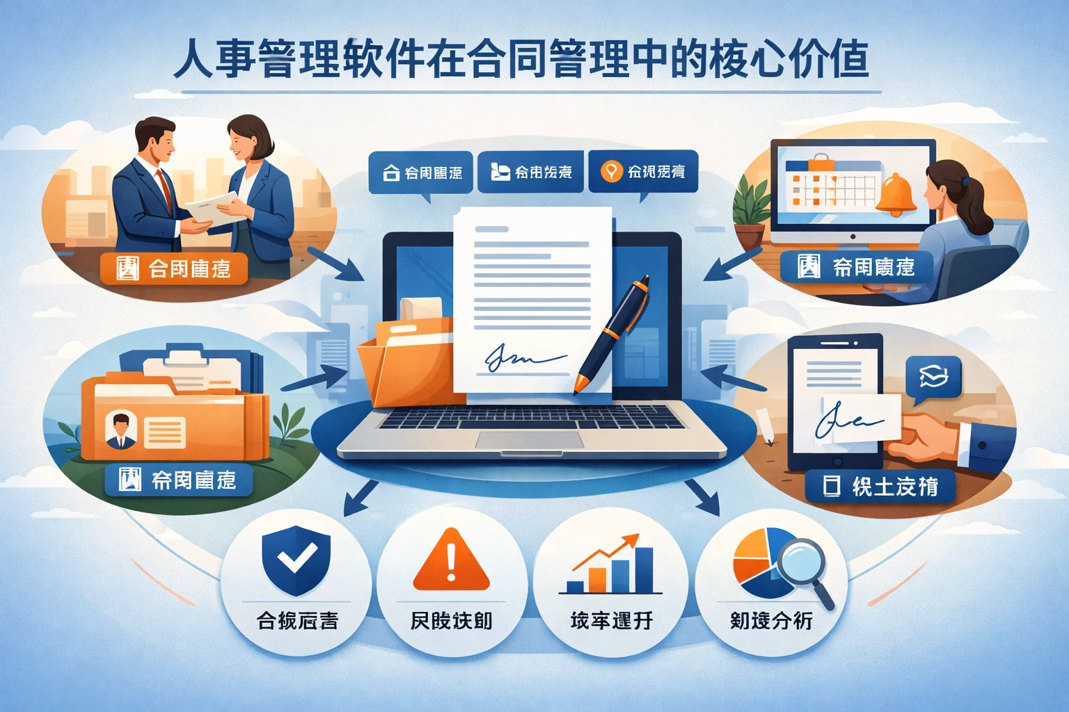 人事管理软件在合同管理中的核心价值