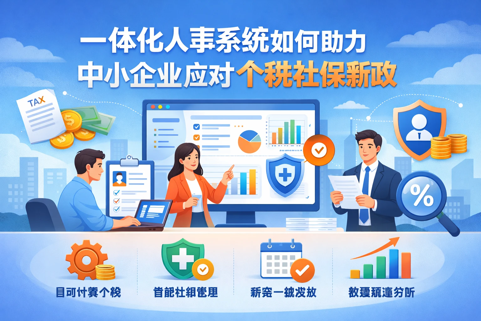一体化人事系统如何助力中小企业应对个税社保新政