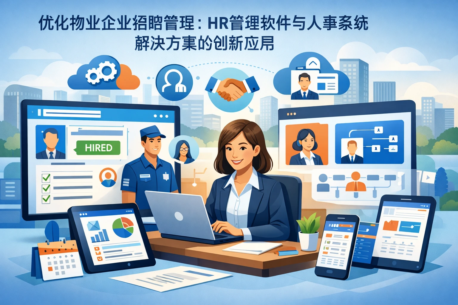 优化物业企业招聘管理：HR管理软件与人事系统解决方案的创新应用
