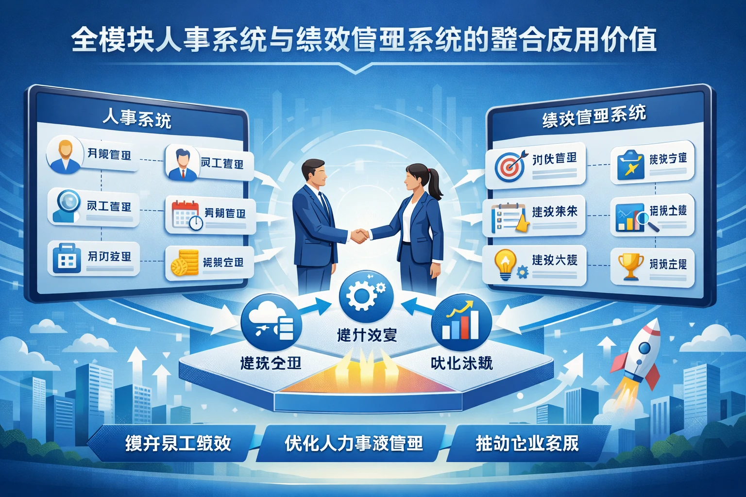 全模块人事系统与绩效管理系统的整合应用价值