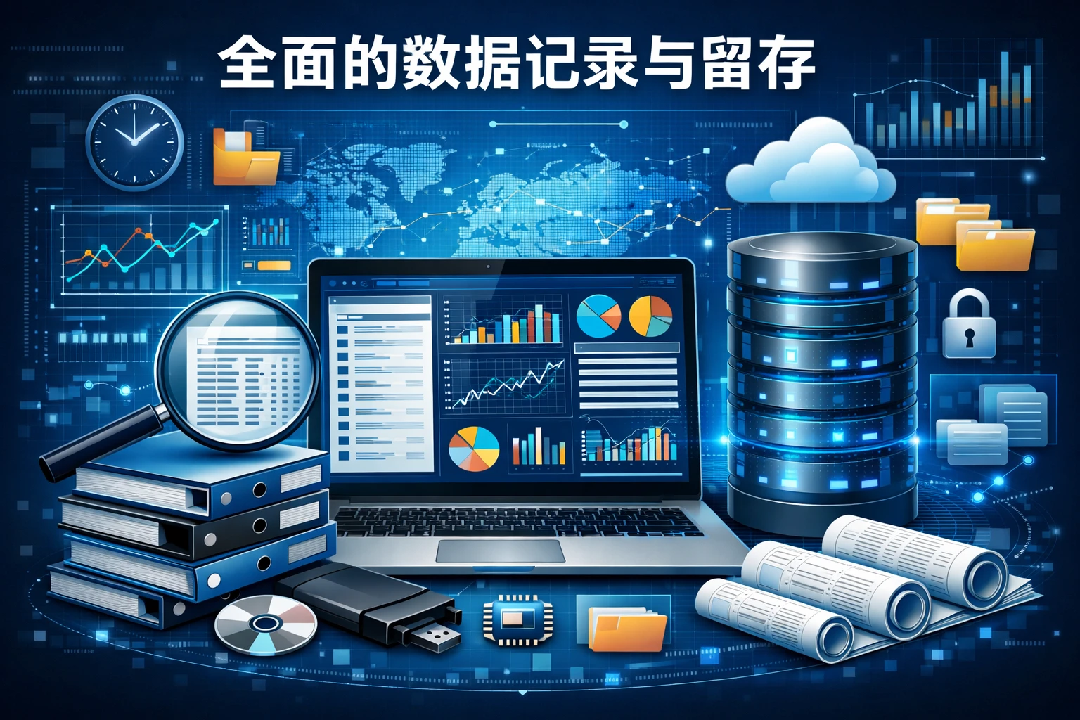 全面的数据记录与留存