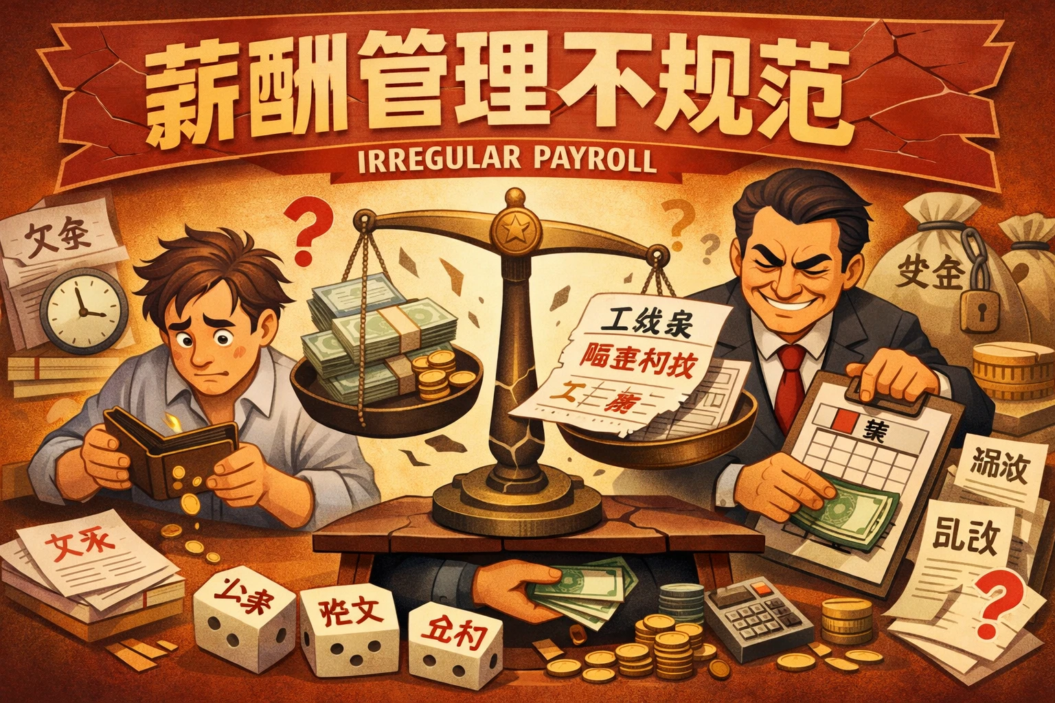 薪酬管理不规范